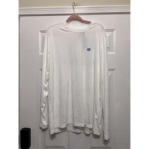 Chasing Fin American Fish Flag Performance Long Sleeve Fishing Shirt Men's 2XL